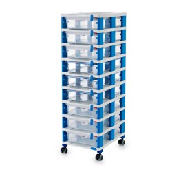 Food storage tower with containers 3xGN 1/1 h-100mm