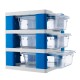 Food storage tower with containers 3xGN 1/2 h-100mm