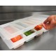 4-compartment food box with lid GN 1/1