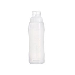 Squeeze sauce bottle 3 nozzle 75 cl