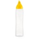 Sauce dispenser non drip yellow 1000 ml 