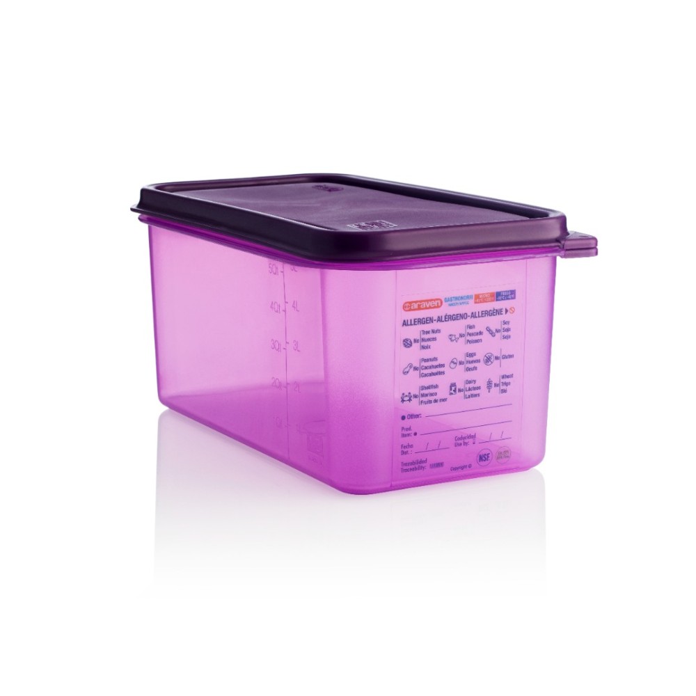 GN 1/3 h-150mm Anti allergic polypropylene airtight containers