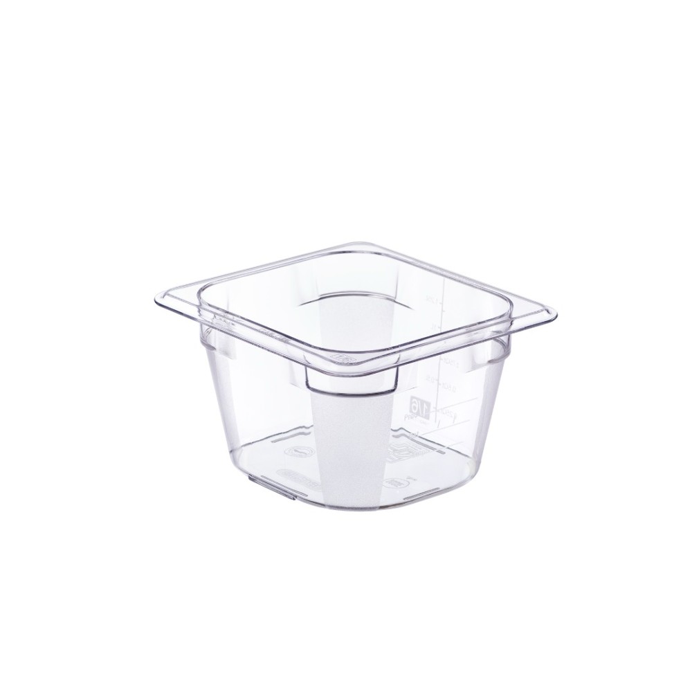 GN 1/6-100 mm polycarbonate container