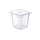 GN 1/6-150 mm polycarbonate container