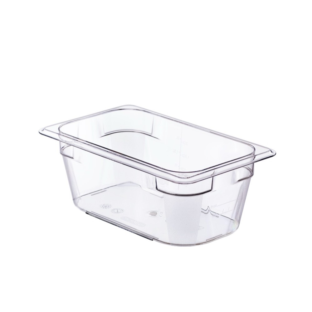 GN 1/4-100 mm polycarbonate container