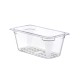 GN 1/3 h-130mm Perforated polycarbonate container