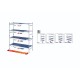 Extendable Shelving 89-135 cm