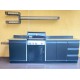 Kitchen Unit Black 2410 mm