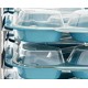 5 compartments food tray Trolley