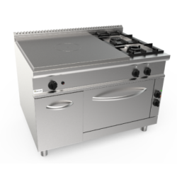 Solid top gas range with electric stove Lady 900 L9/TPG6LE