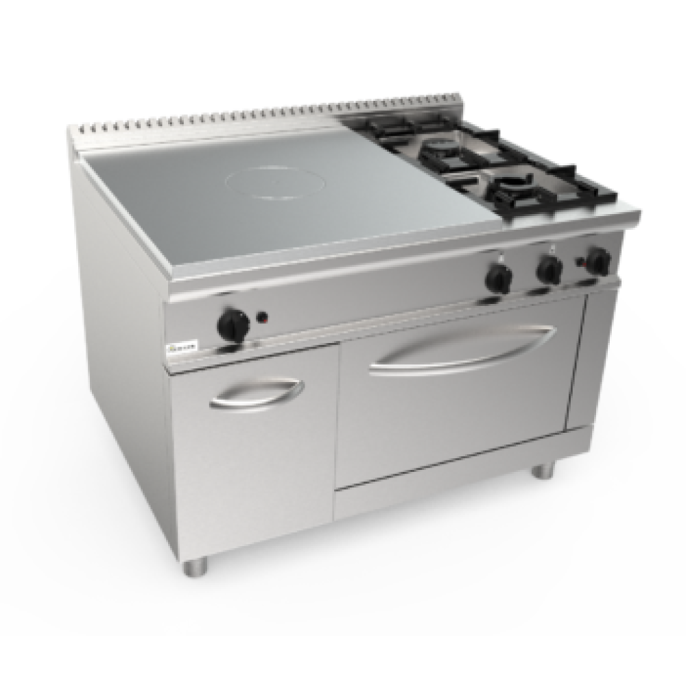 Solid top gas range with gas stove Lady 900 L9/TPG6LO