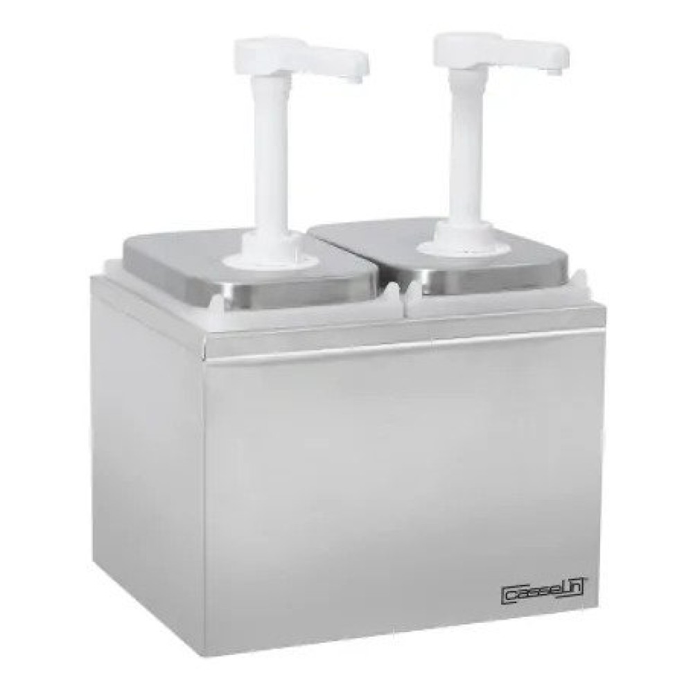 Double pump dispenser 2 x 2L