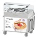 Electric crepe maker trolley 40 - built-in