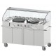 Double electric crepe maker trolley 40 - built-in