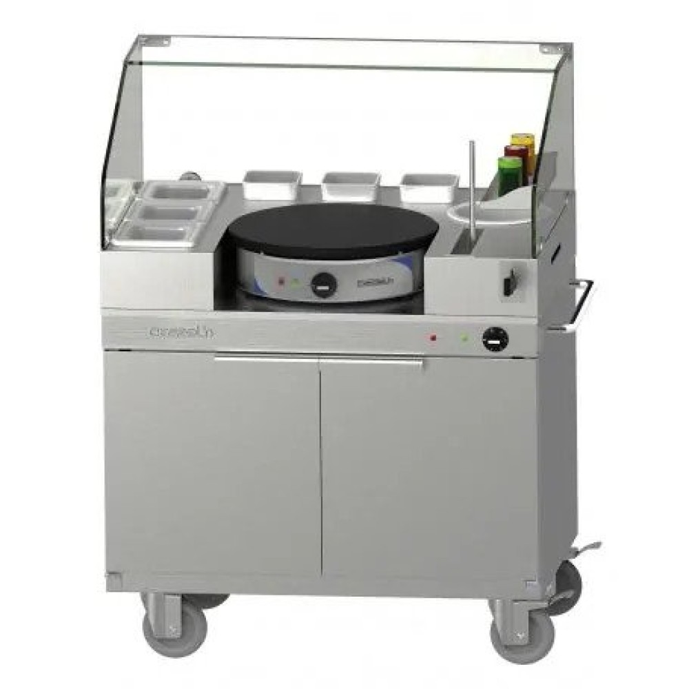 Electric crepe maker trolley 40 - removable