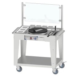 Mobile stand crepe maker