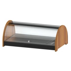 Refrigerated roll-top display case CPBREC11