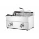 Friteuse induction avec robinet de sortie - 2 x 8 l