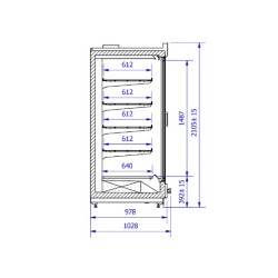 Sügavkülmik VARIO M-L 1564mm REMOTE