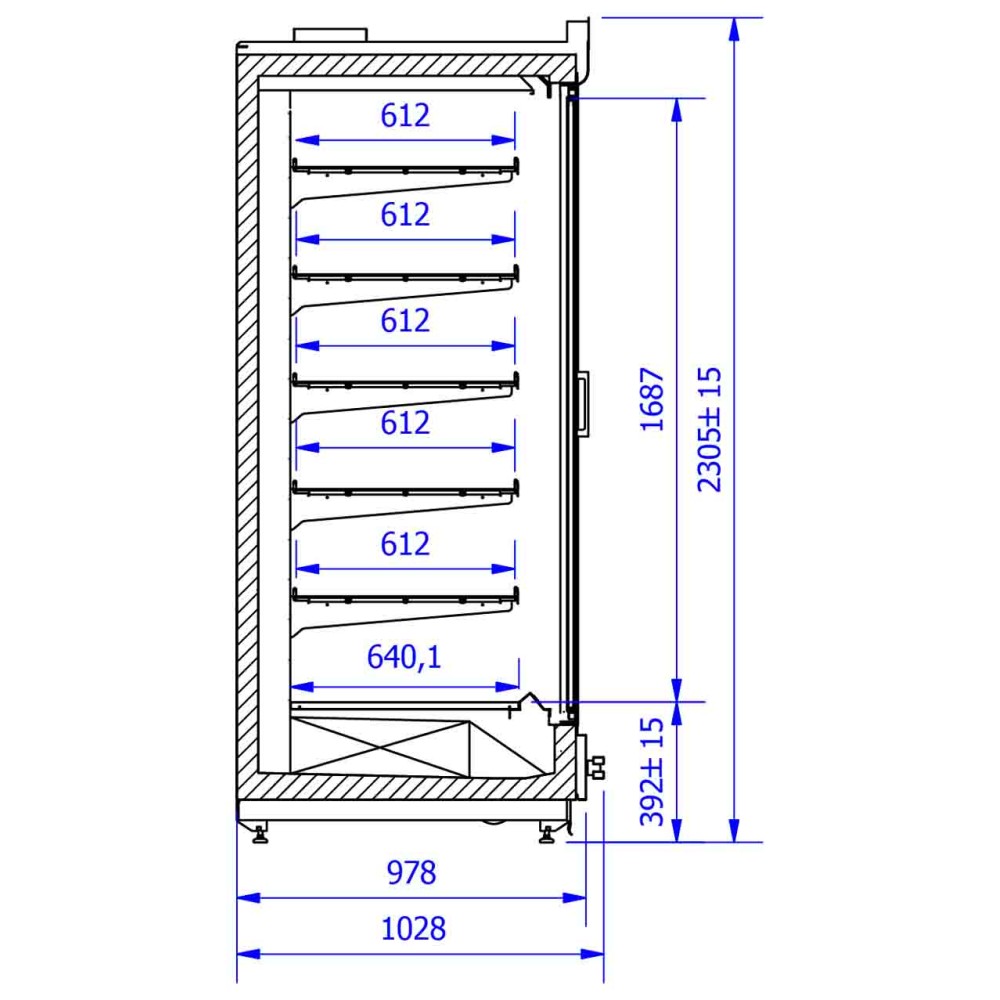 Display freezer VARIO M 3.12