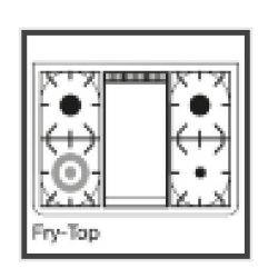 Range Cooker Majestic M09N 6 burners with fry top