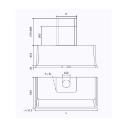 Cooker Hood Majestic AM150