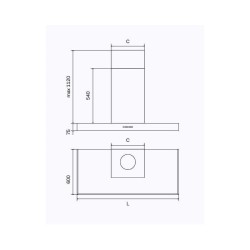 Cooker Hood Pro Line AGK90