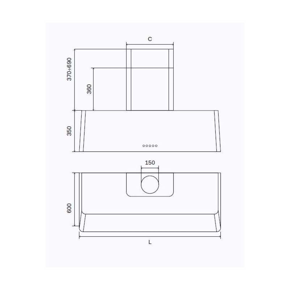 Cooker Hood Nostalgie AG120