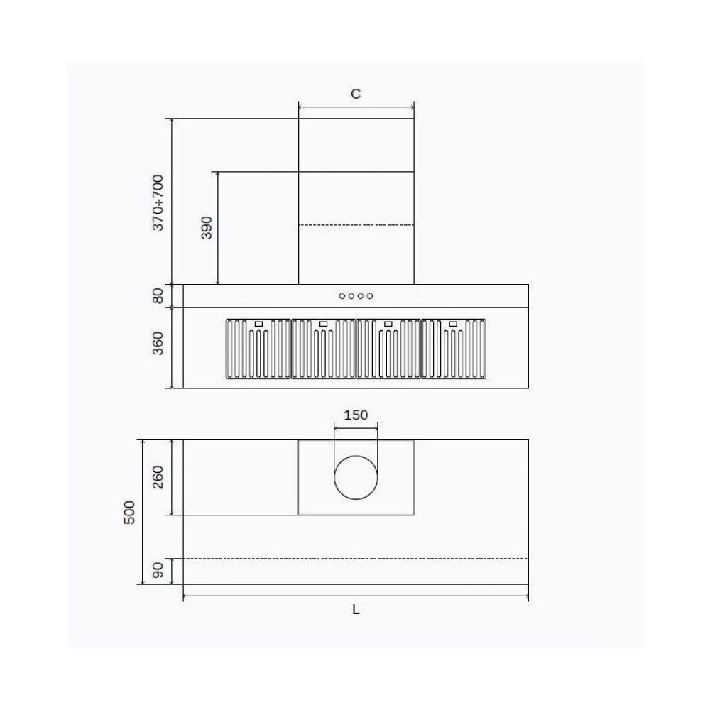 Cooker Hood Professional Plus AGQ100