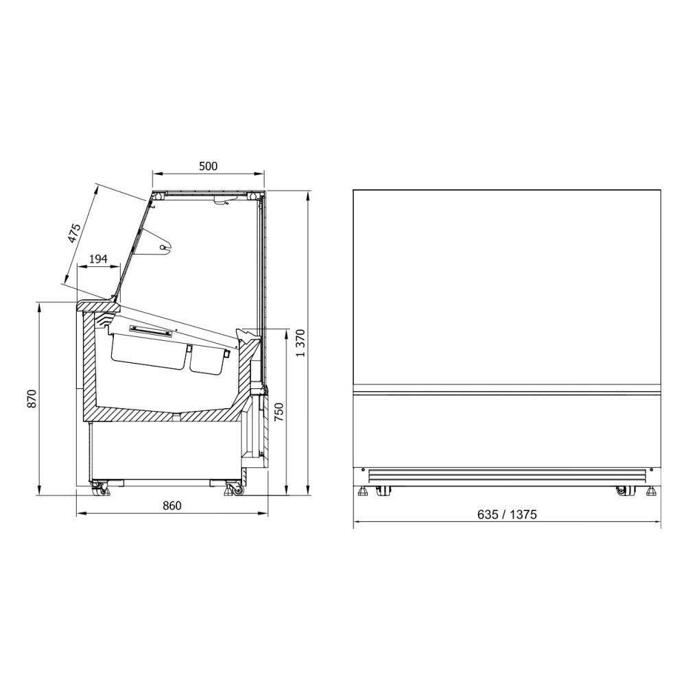 Jäätisekülmik RAFAELLO ICE 4SM