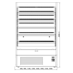 Showcase MINI VARNA 60 DUZ