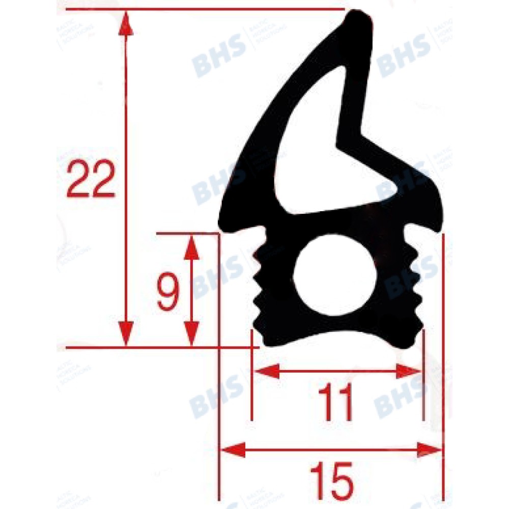 GASKET OVER FRONT 2070 mm