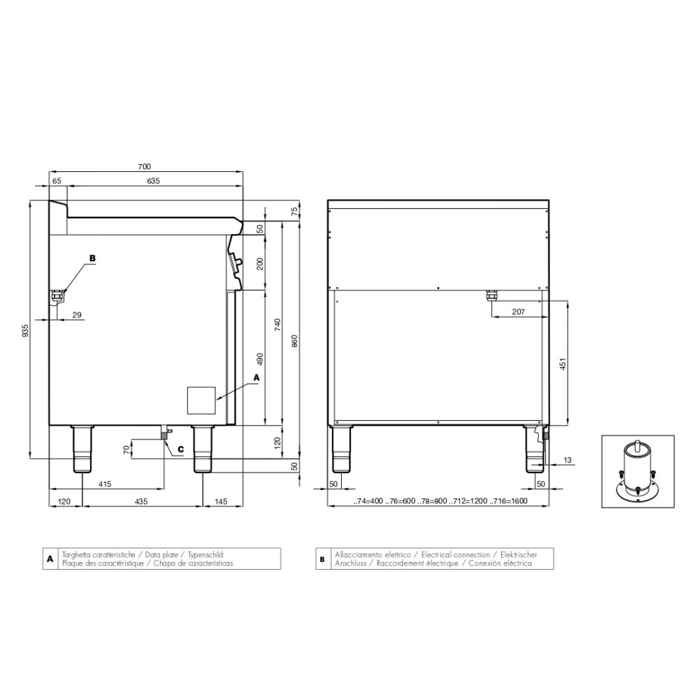 Elektripliit PCQ-712ETX