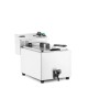 Friteuse Profi Line avec robinet de sortie, 10 l