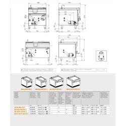 Braising pan with manual tilting  80l  BR80-98ETXF/I