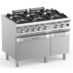 Gas stove 6 burners with gas oven DOMINA PRO 700