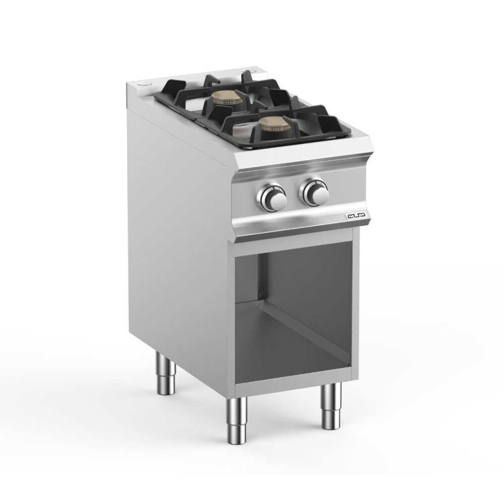 Gas stove 2 burners on open stand DOMINA PRO 700