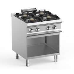 Gas stove 4 burners on open stand DOMINA PRO 700