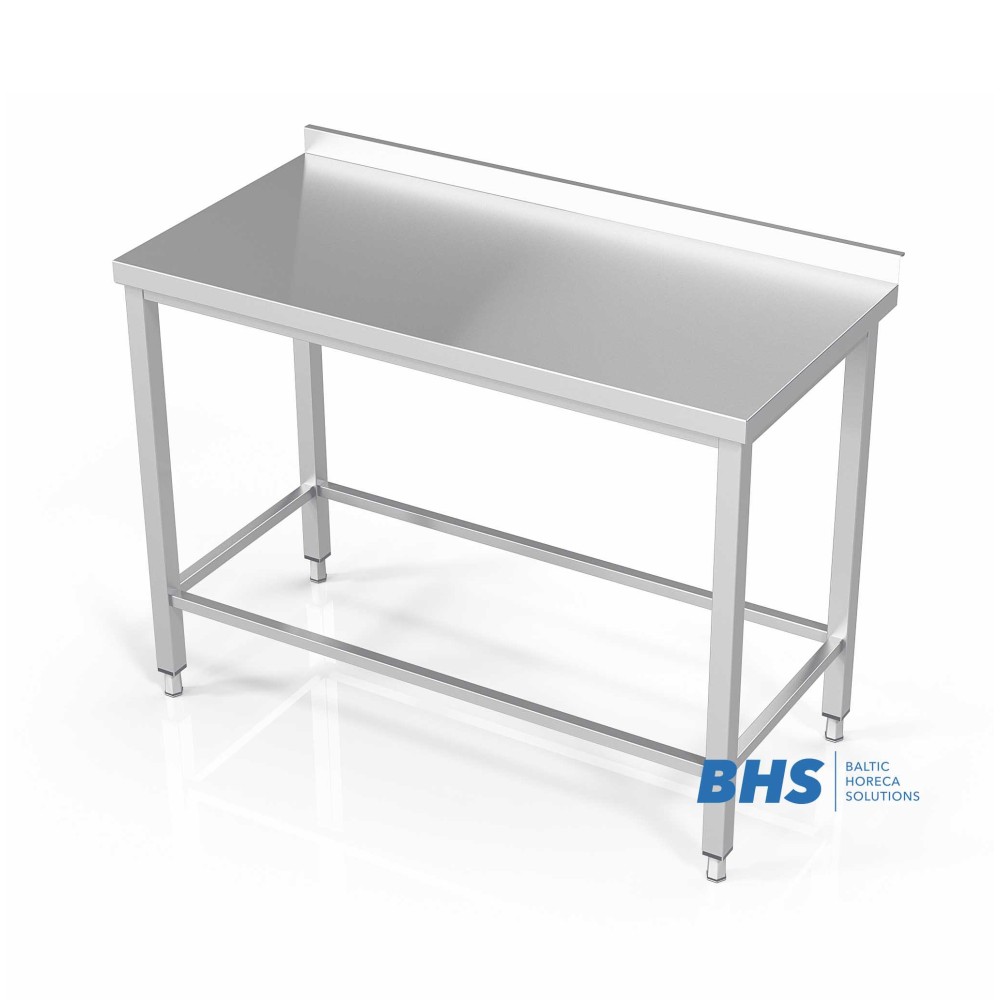 Work table with stainless steel surface and frame 900