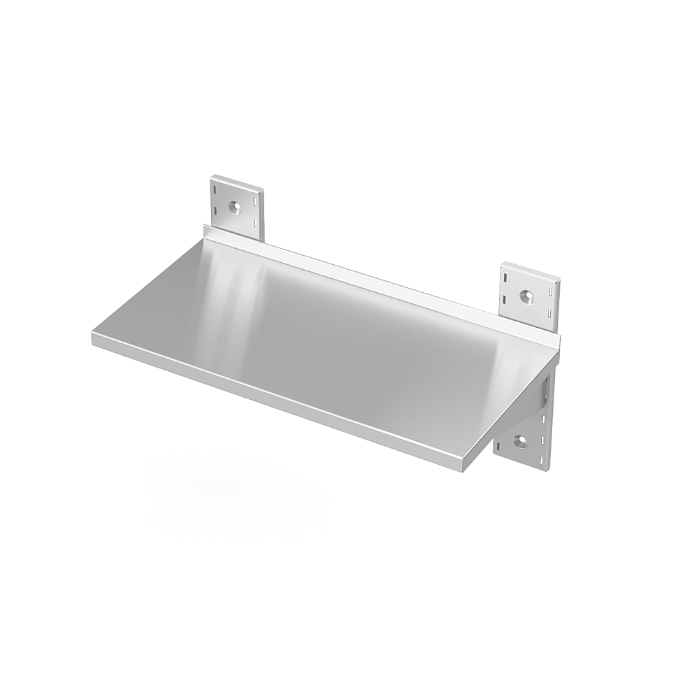 Metal wall shelf single 800-4