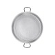 Paella pan from polished steel 80 cm