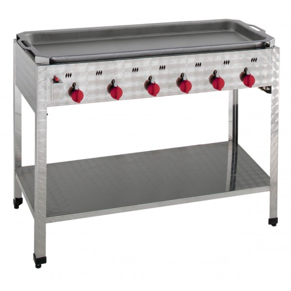 Gas combi stand grill S6