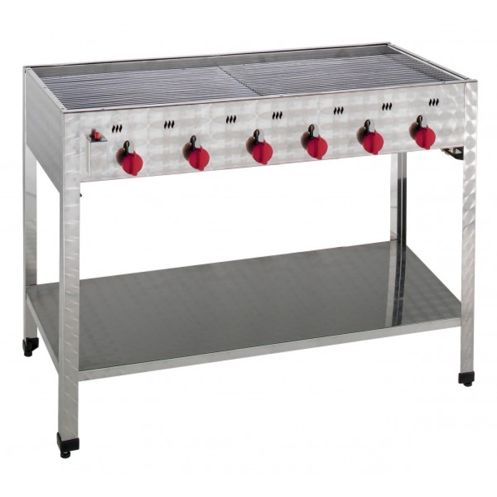 Gas combi stand grill S6