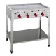 Gas combi stand grill S4