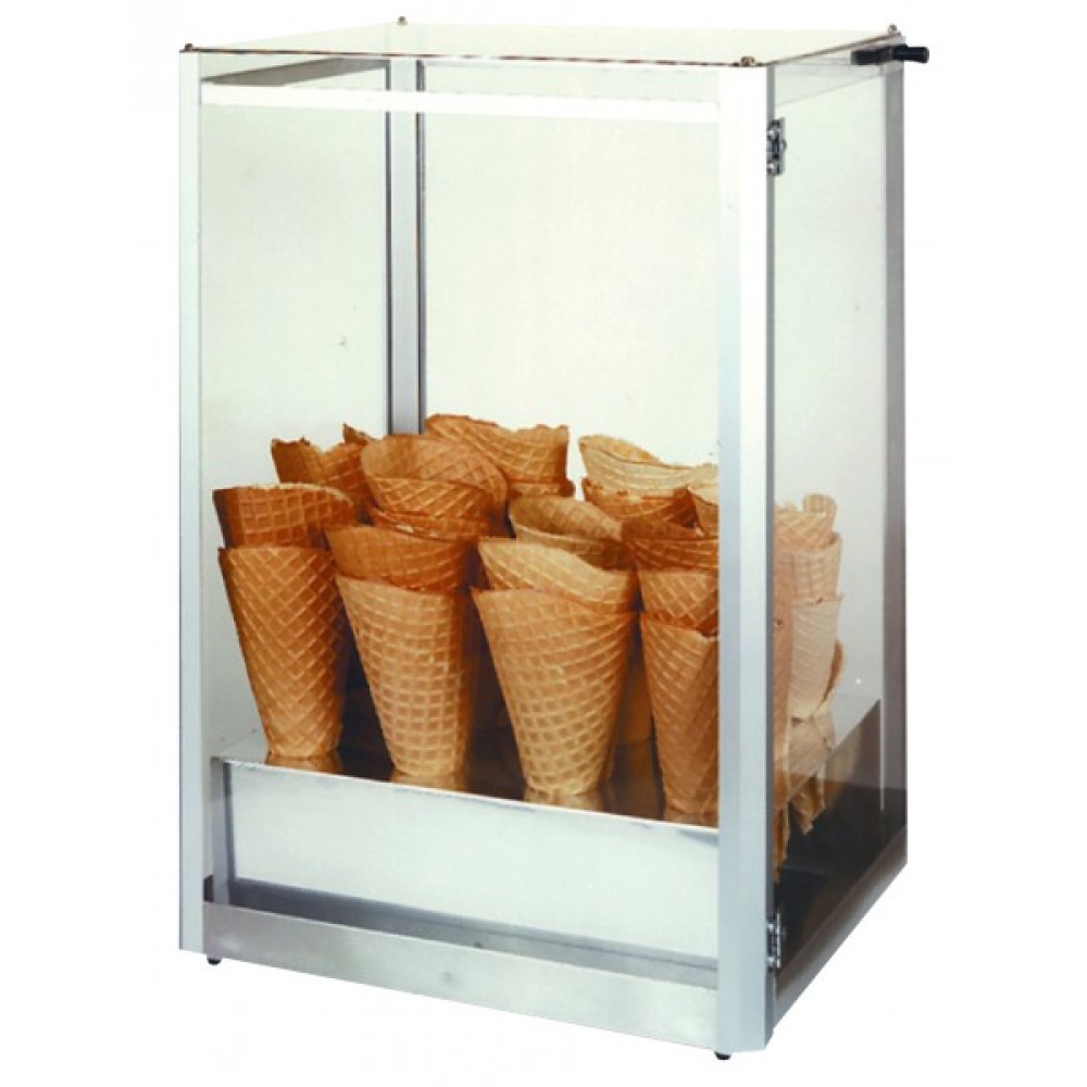 Ice cream waffle cone display