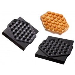 Bubble waffle baking plate