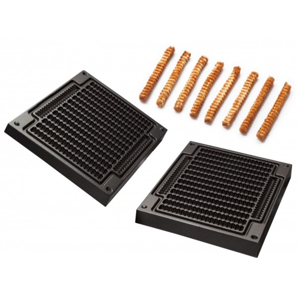 Waffle fries baking plate