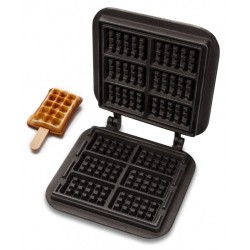 Waffle on a stick baking plate