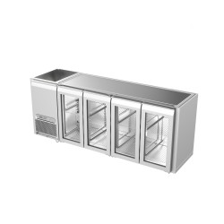 Backbar cooling counter 4 doors