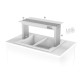 Led Shelf for Buffe 743 mm